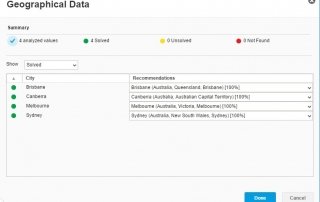 SAP Lumira Geographical Reporting