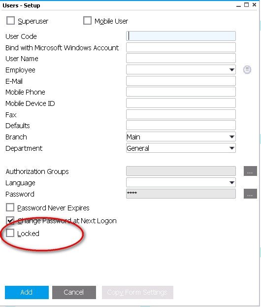 SAP Business One – User setup and administration: