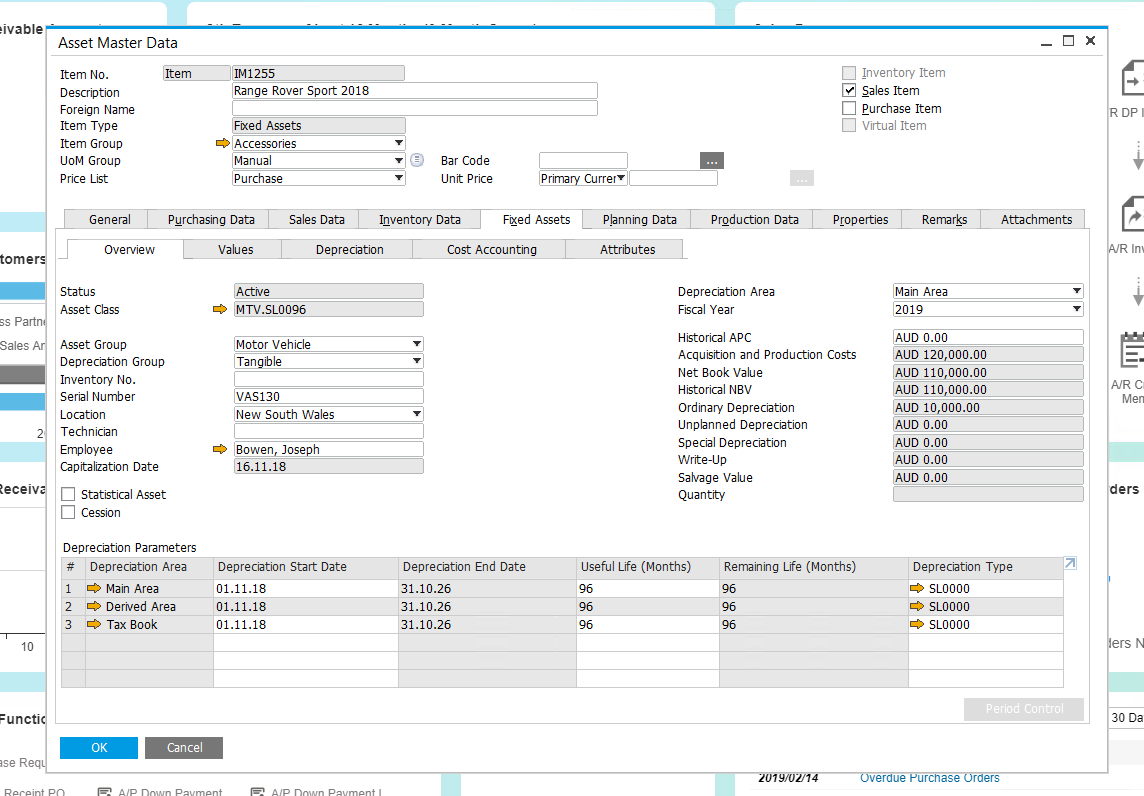 Fixed Assets Management Module Overview iN SAP Business One