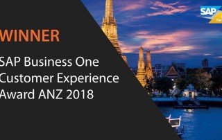2018 ANZ SAP Business One Customer Experience Award
