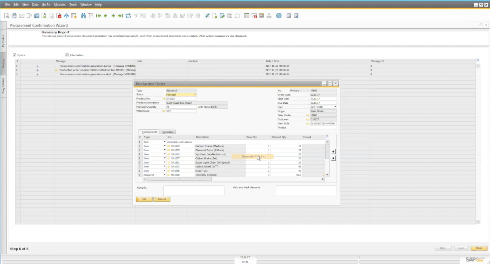 Sales Order management in SAP B1 part 2 Sales Order management in SAP B1 part 2