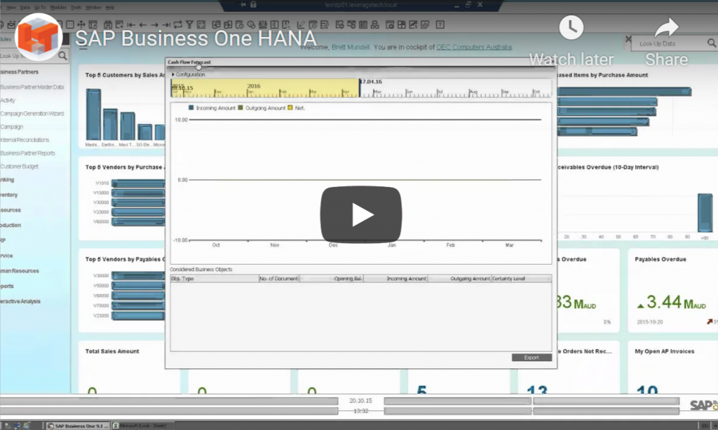 SAP Business One HANA